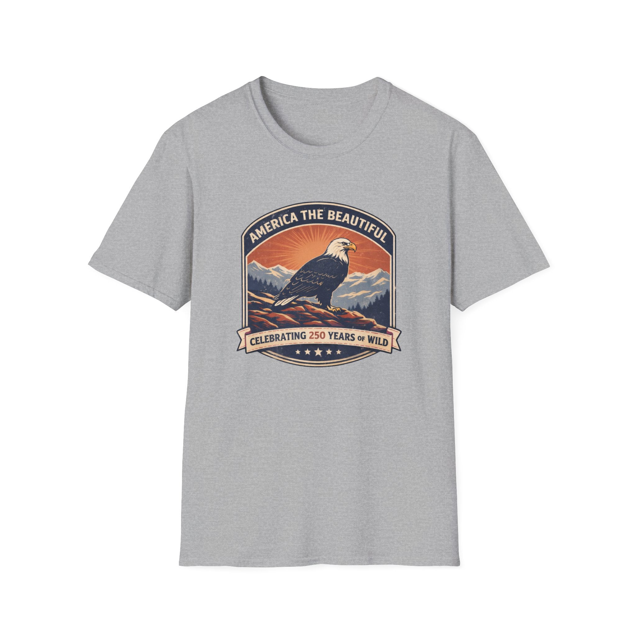 America the Beautiful Eagle — Celebrating 250 Years Patriotic Tee