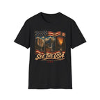 See the USA — Vintage American Flag National Parks Scenic Tee