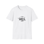 Trail Graphic T-Shirt — Mountain & Pine Tree Hiking Design