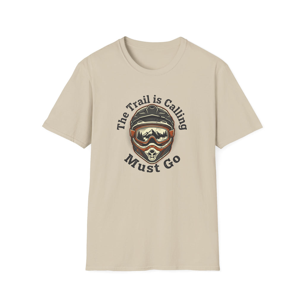 'The Trail Is Calling, Must Go' Vintage Mountain Helmet Tee