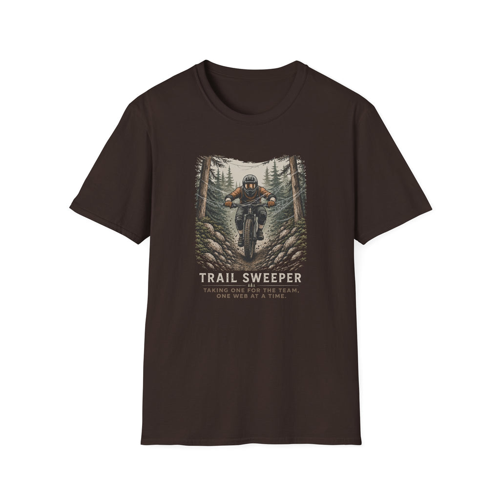 Trail Sweeper Mountain Biker Graphic Tee