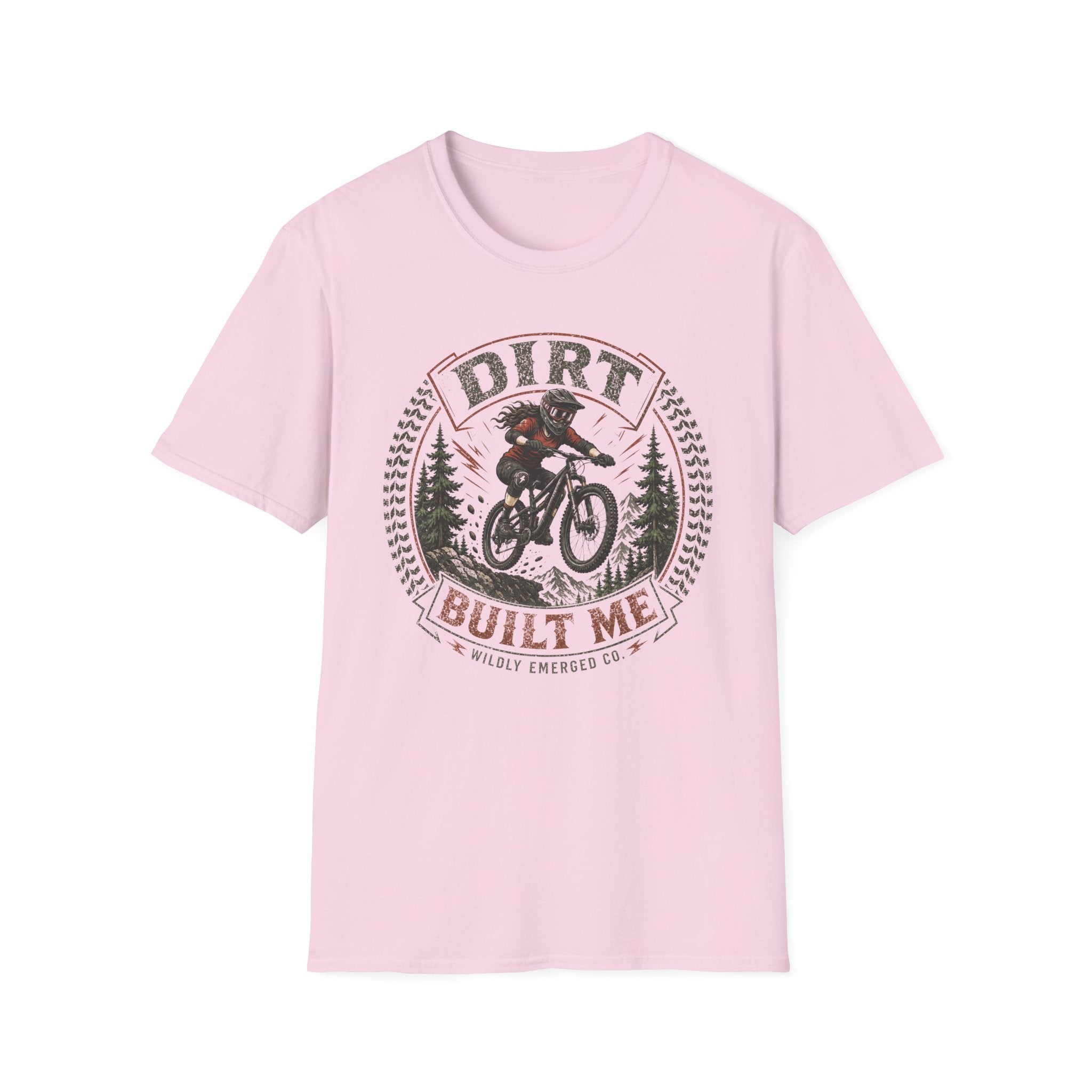 Dirt Built Me Mountain Biking T-Shirt