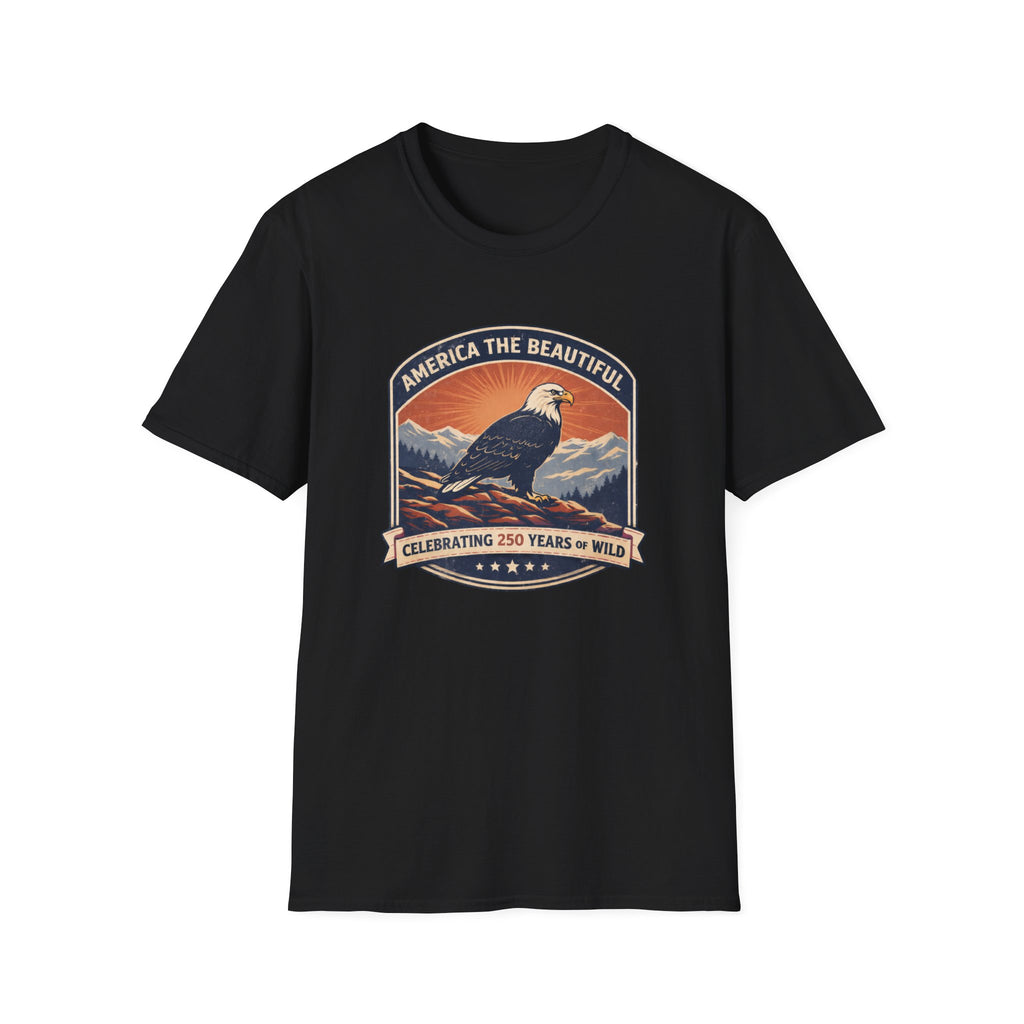 America the Beautiful Eagle — Celebrating 250 Years Patriotic Tee