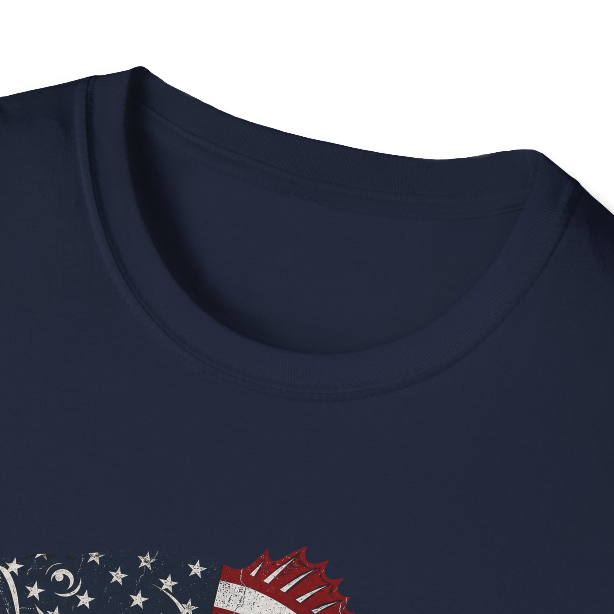 Patriotic Bass — American Flag Fish Tee