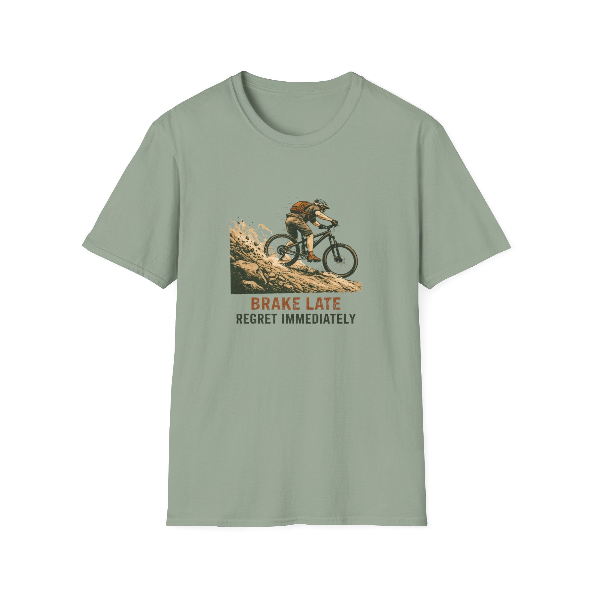 “Brake Late Regret Immediately” | Adventure Cycling Tee