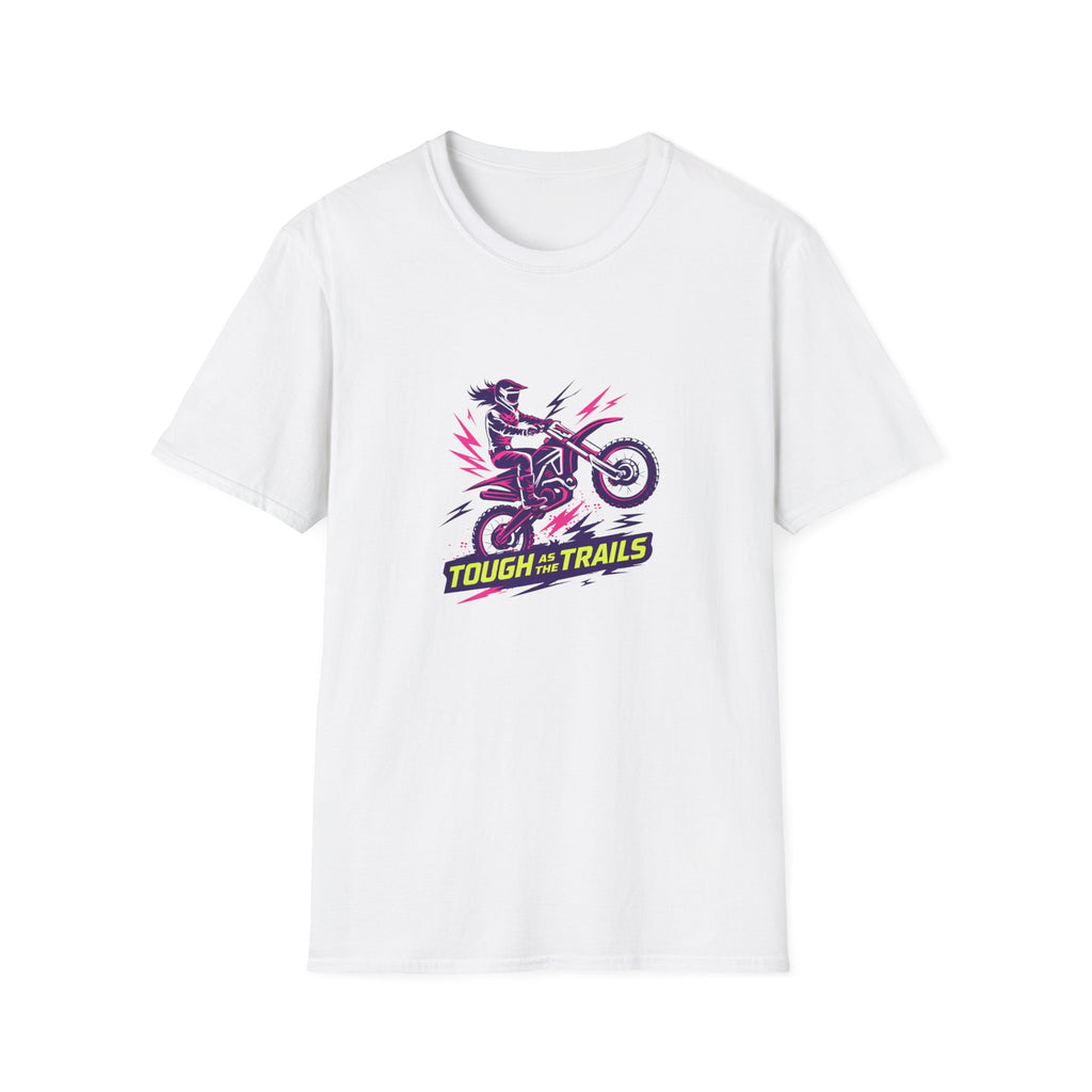 Motocross Dirt Bike — "Tough on the Trails" Racing Tee