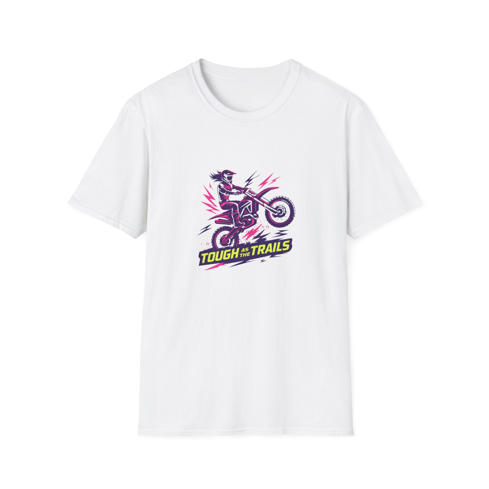 Motocross Dirt Bike — "Tough on the Trails" Racing Tee