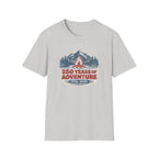 250 Years of Adventure — 1776–2026 Patriotic Outdoor Campfire Tee