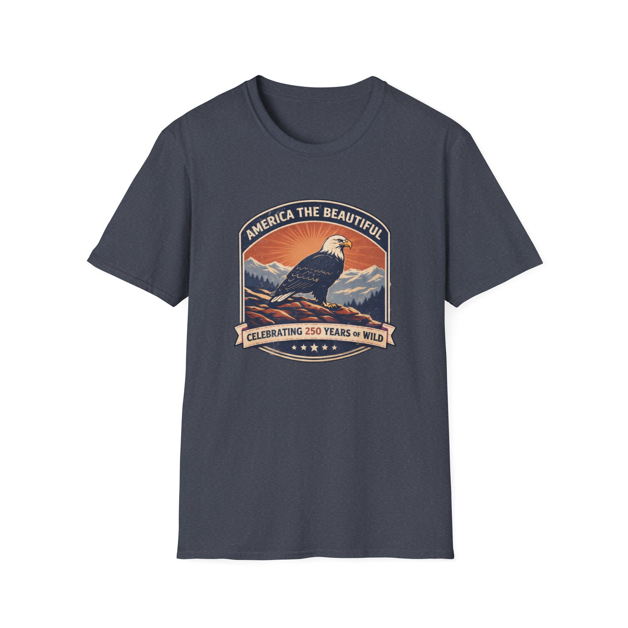 America the Beautiful Eagle — Celebrating 250 Years Patriotic Tee