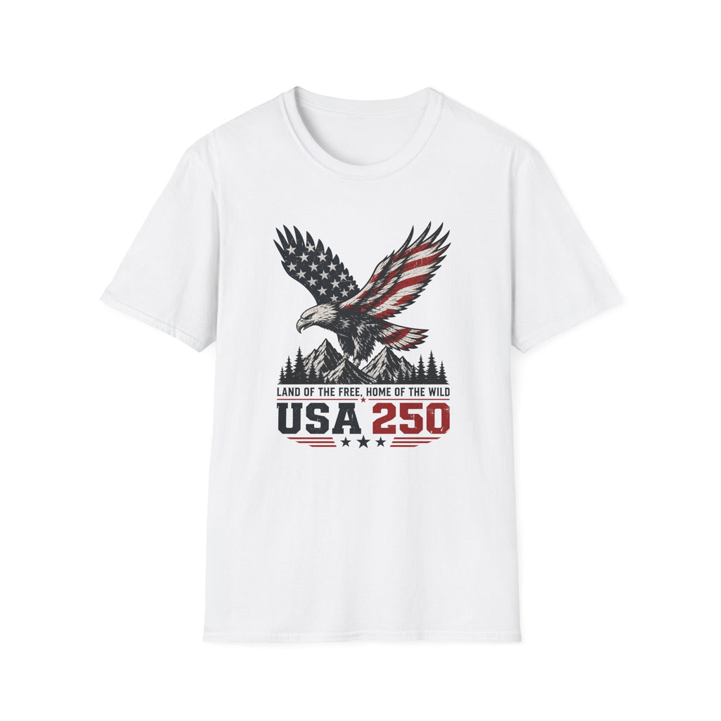 Patriotic Eagle — USA 250 "Land of the Free" Tee