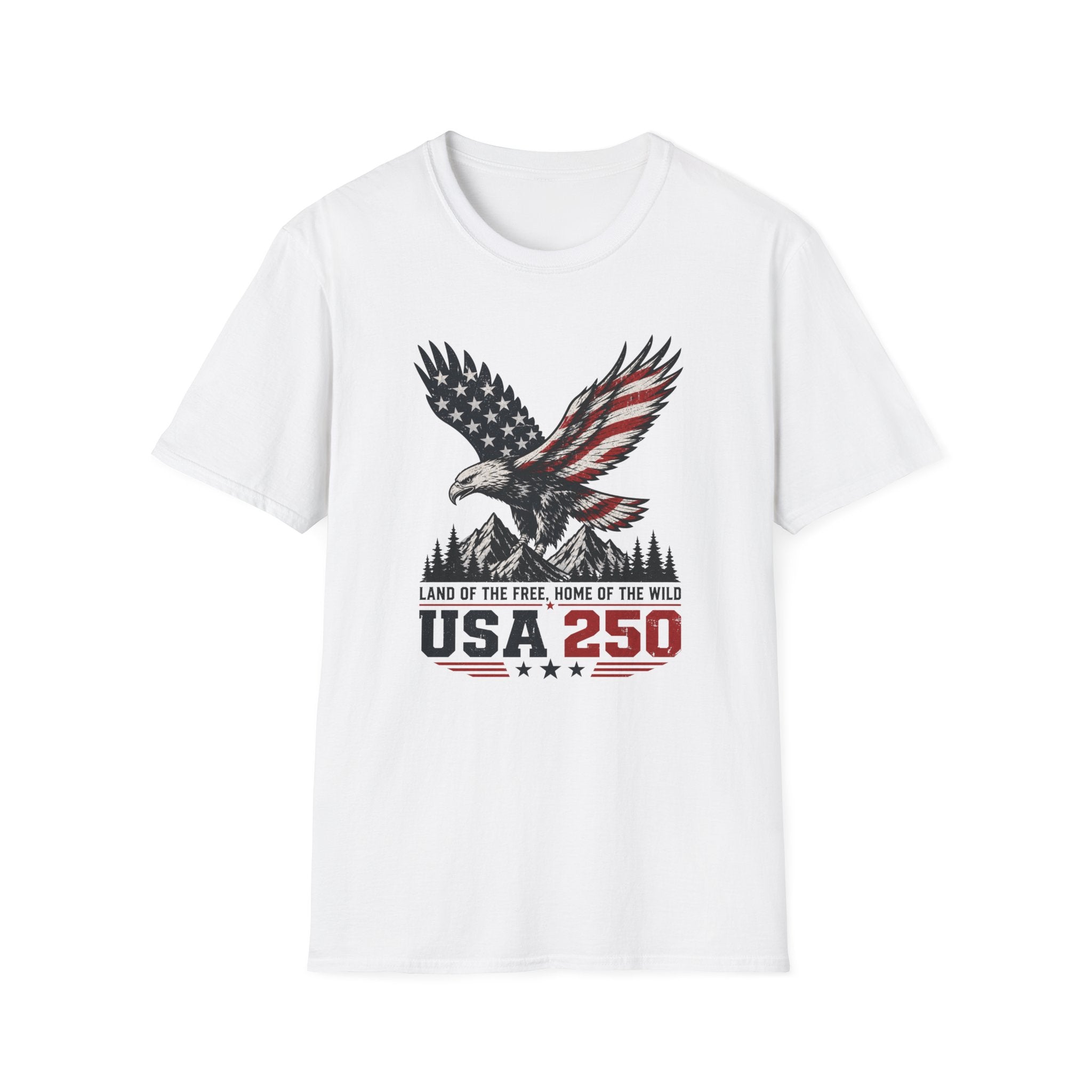 Patriotic Eagle — USA 250 "Land of the Free" Tee
