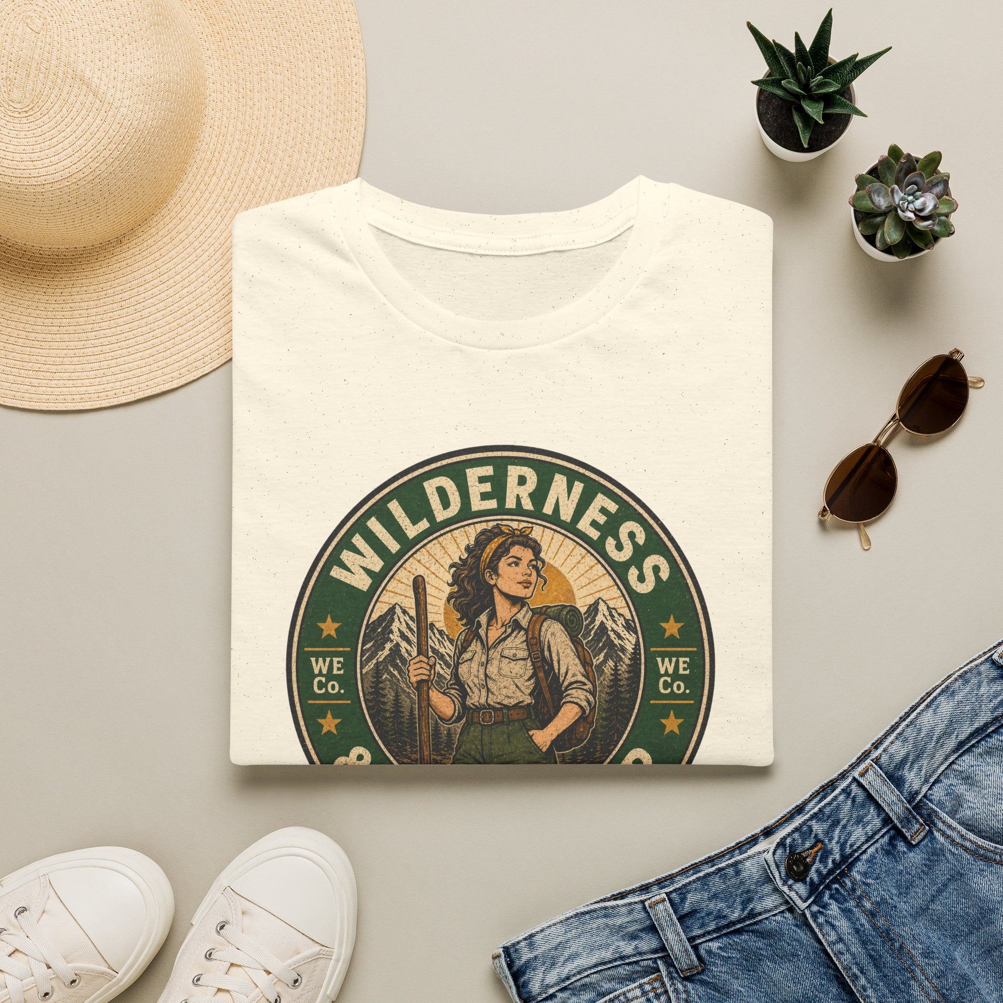Wilderness & Willpower — Vintage Outdoor Adventure Graphic