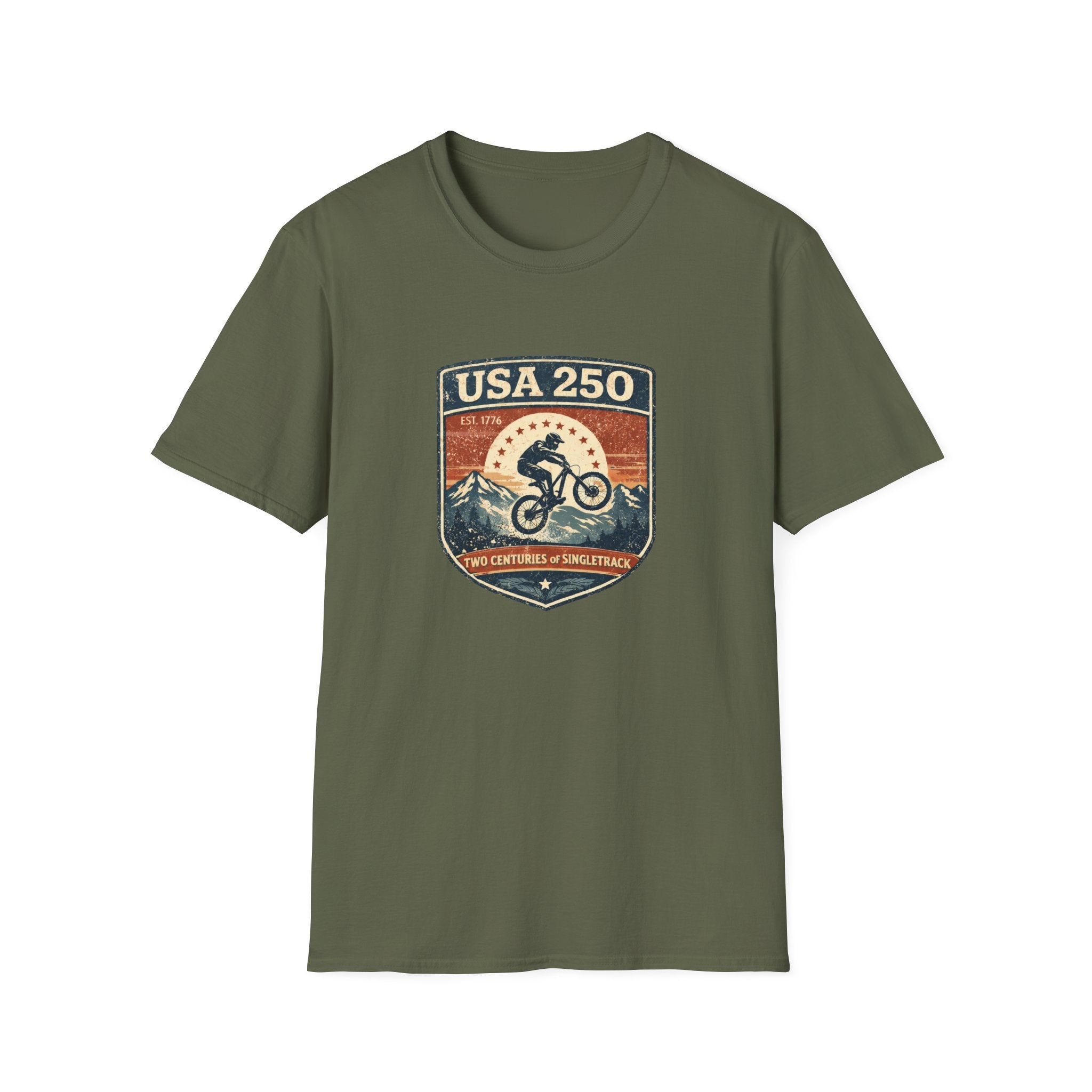 USA 250 Dirt Bike  — Vintage Motorcycle Riding Tee