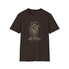 Motorcycle Heart — "Two Wheels, One Heart" Vintage Bike Tee