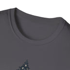 American Flag Pine Tree — "National Adventure" Patriotic Graphic Tee