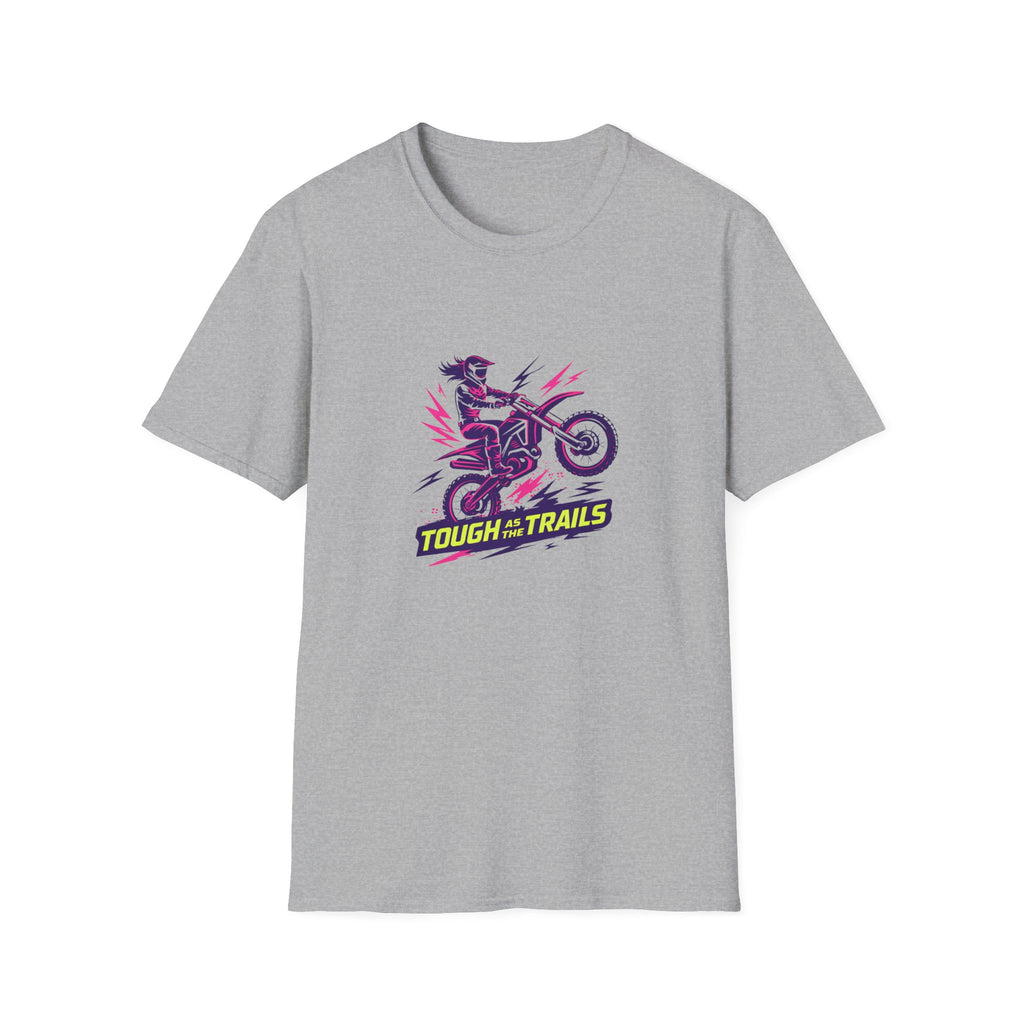 Motocross Dirt Bike — "Tough on the Trails" Racing Tee