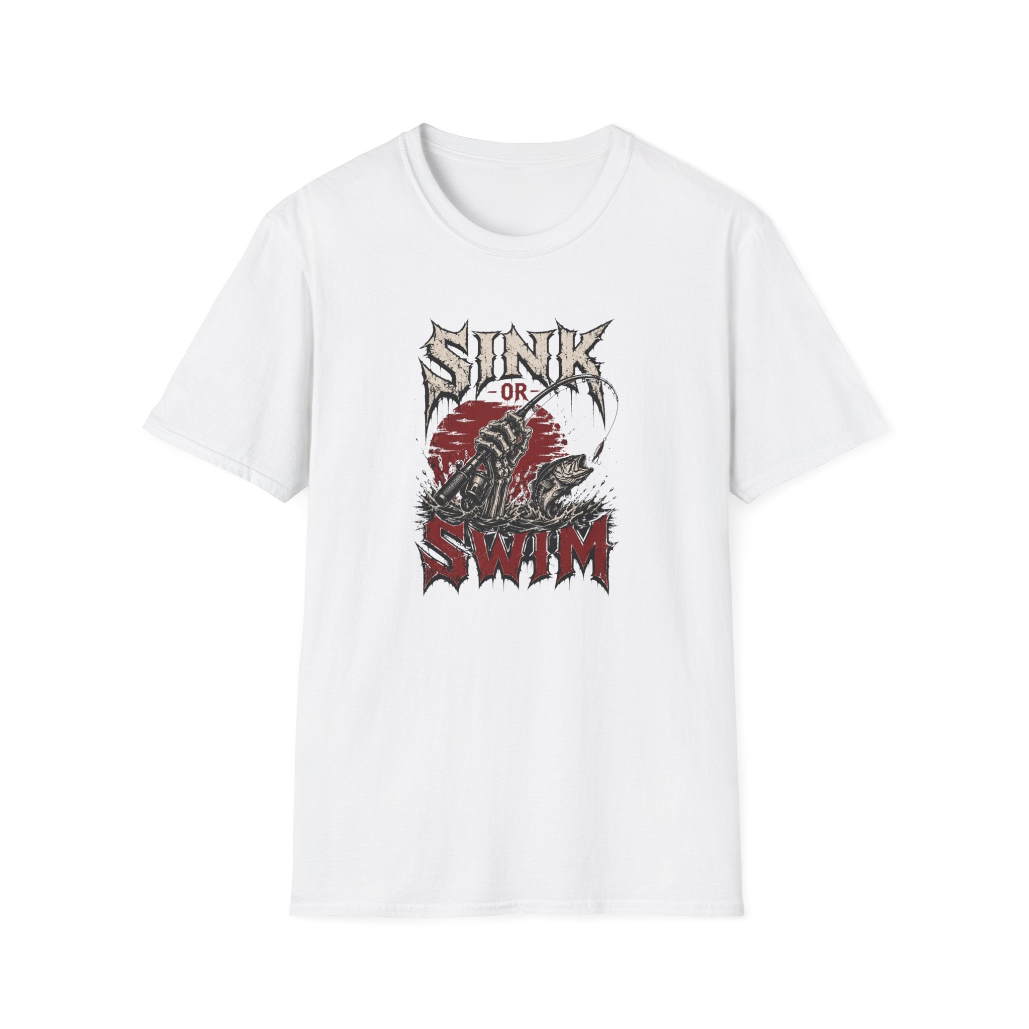 Sink or Swim — Vintage Skull & Anchor Surf Punk Tee