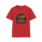 250 Years All Stars Vintage American Camping Flag Tee