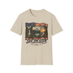 See the USA — Vintage American Flag Scenic Travel Tee