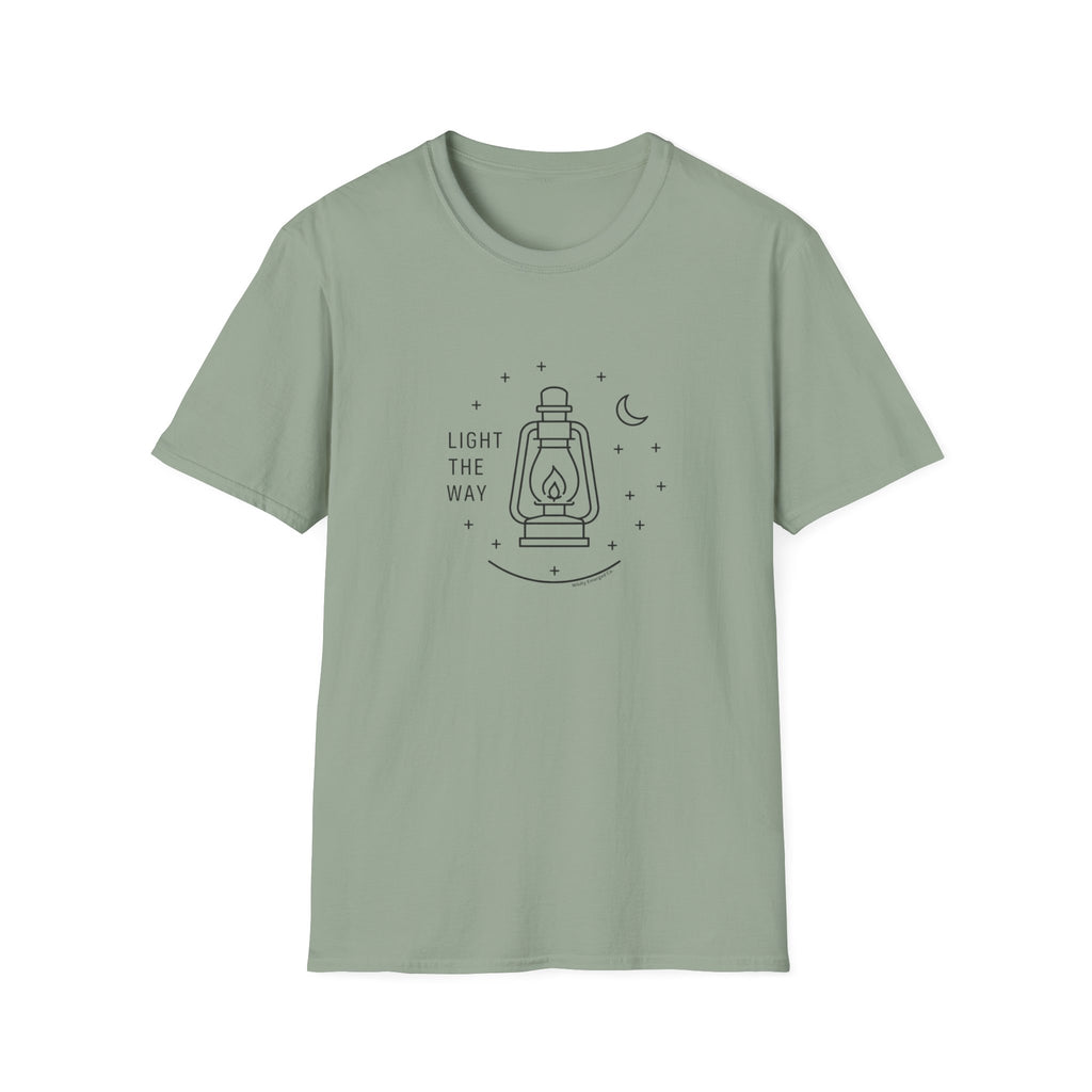 Lantern Graphic — “Light The Way” Minimal Tee
