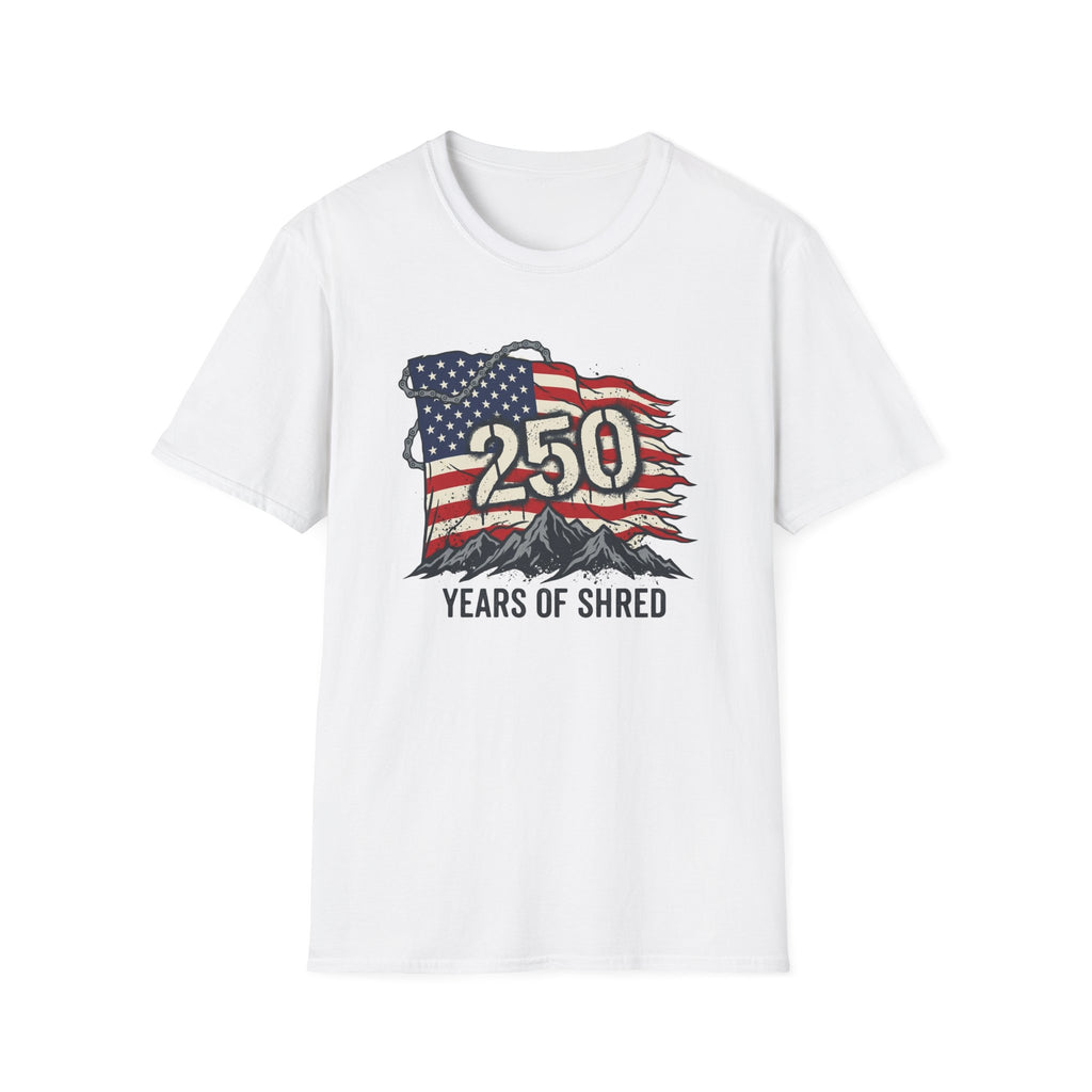 250 Years of Shred — Vintage American Flag Guitar Tee