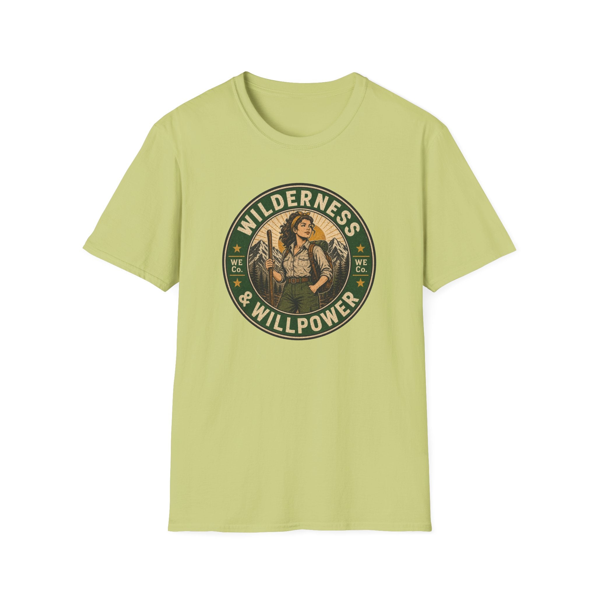 Wilderness & Willpower — Vintage Outdoor Adventure Graphic
