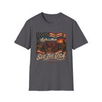 See The USA — Vintage American Flag Grand Canyon Travel Tee