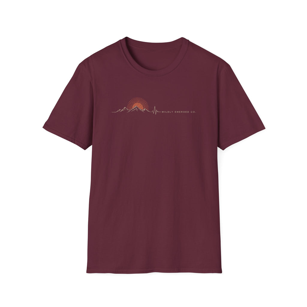 Mountain Sunrise — Minimal Sunset Peaks Design