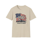 250 Years of Shred — Vintage American Flag Guitar Tee