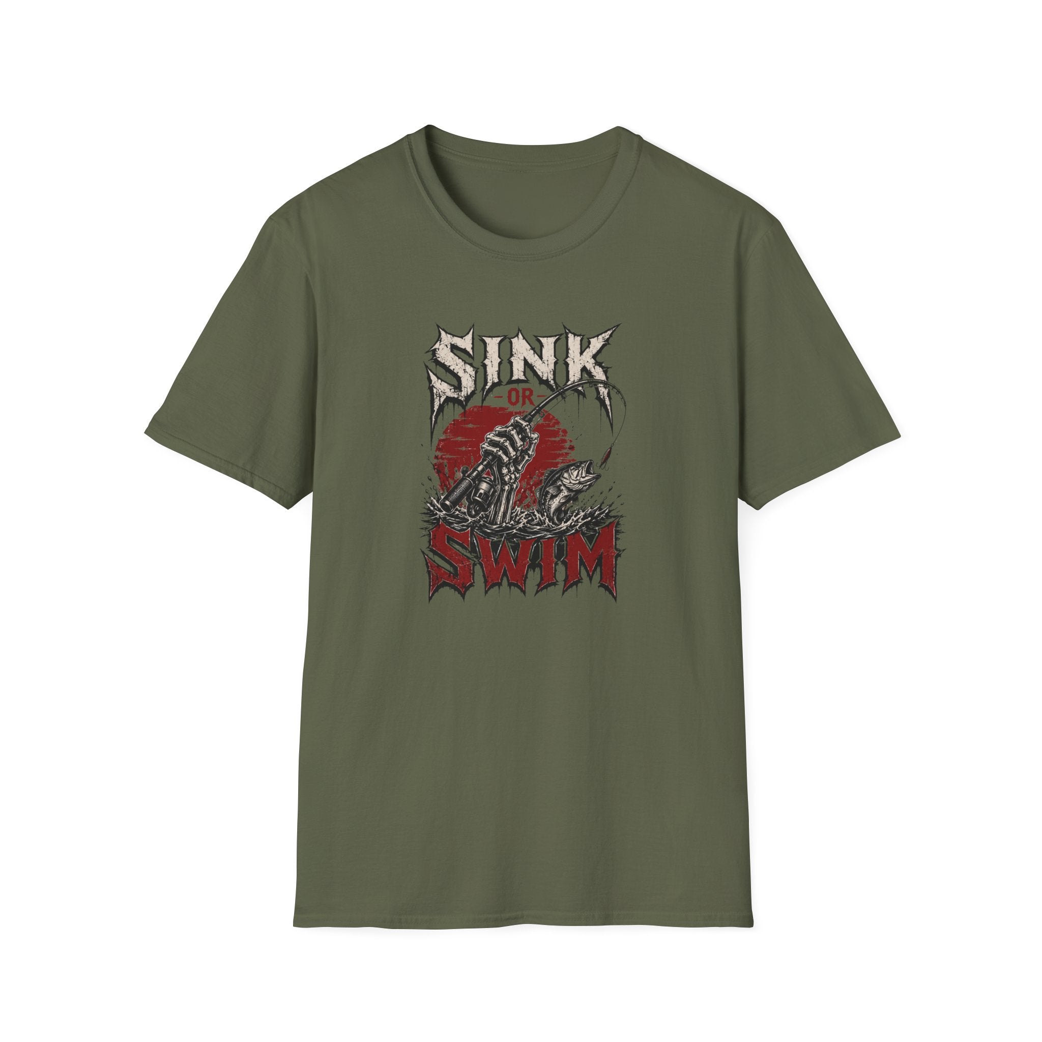 Sink or Swim — Vintage Skull & Anchor Surf Punk Tee