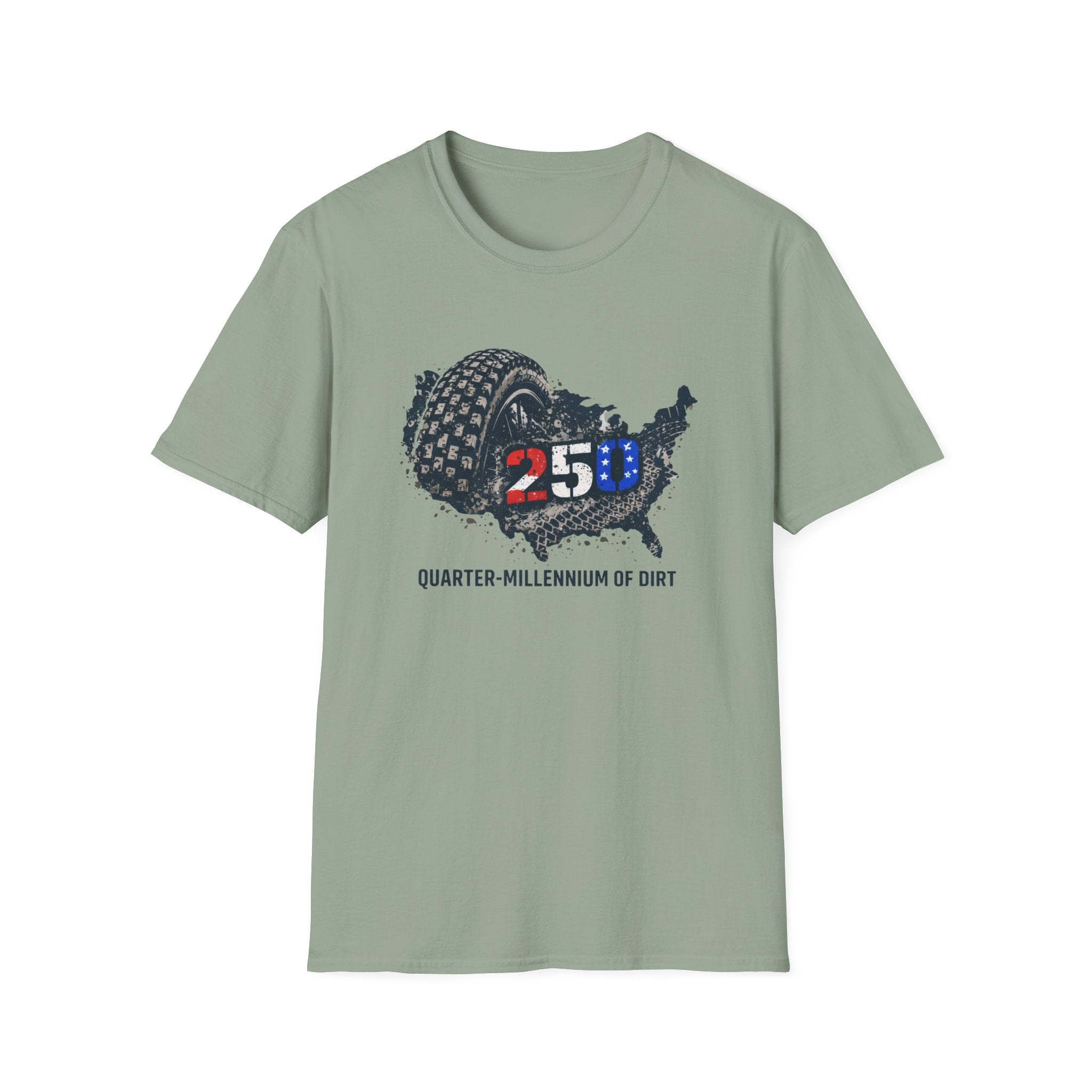 Quarter-Millennium of Dirt 250 USA — Off-Road Racing Patriots Tee
