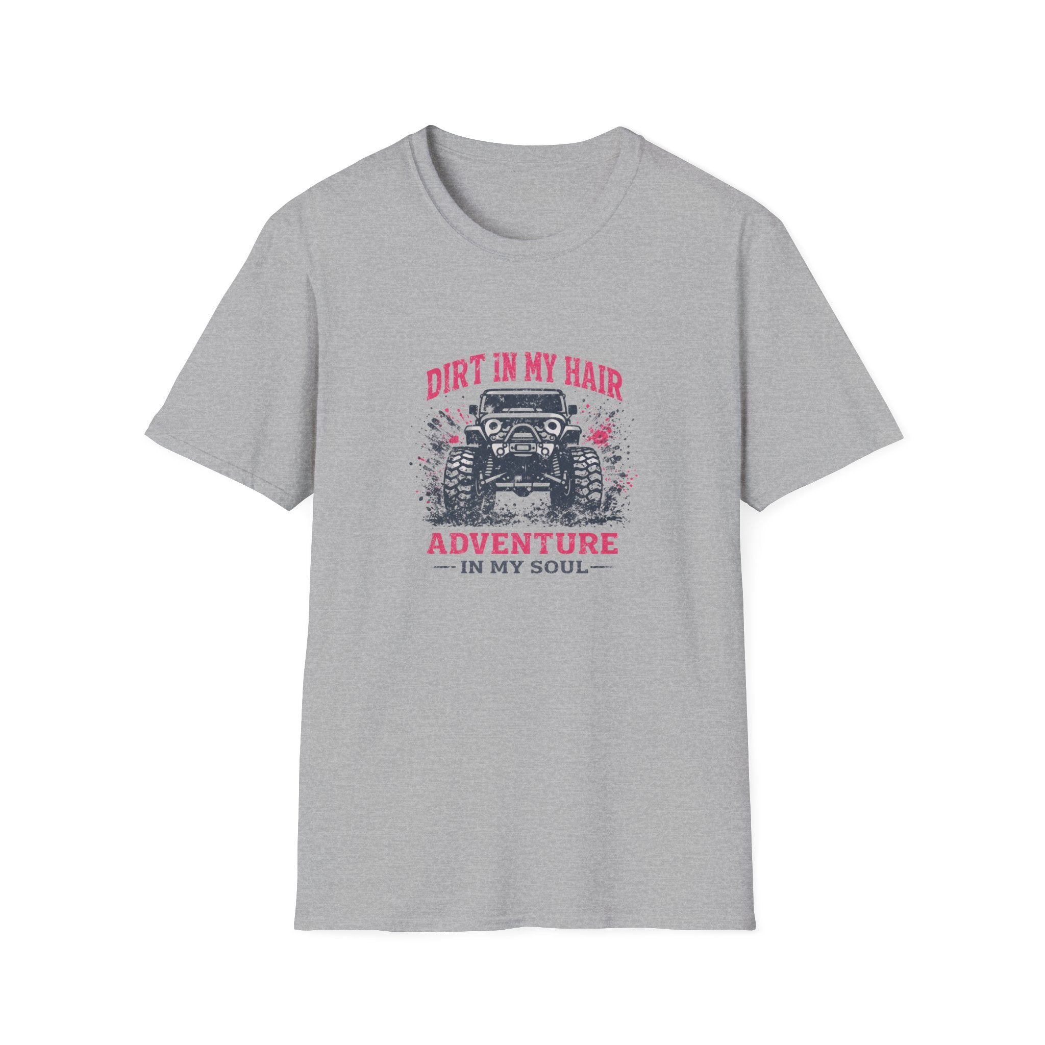 Dirt In My Hair Adventure — Off-Road Jeep Graphic Tee