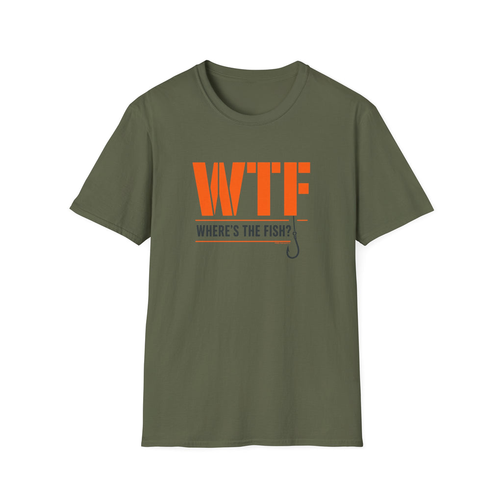 WTF Where's The Fish?  — Funny Fishing Tee for Anglers
