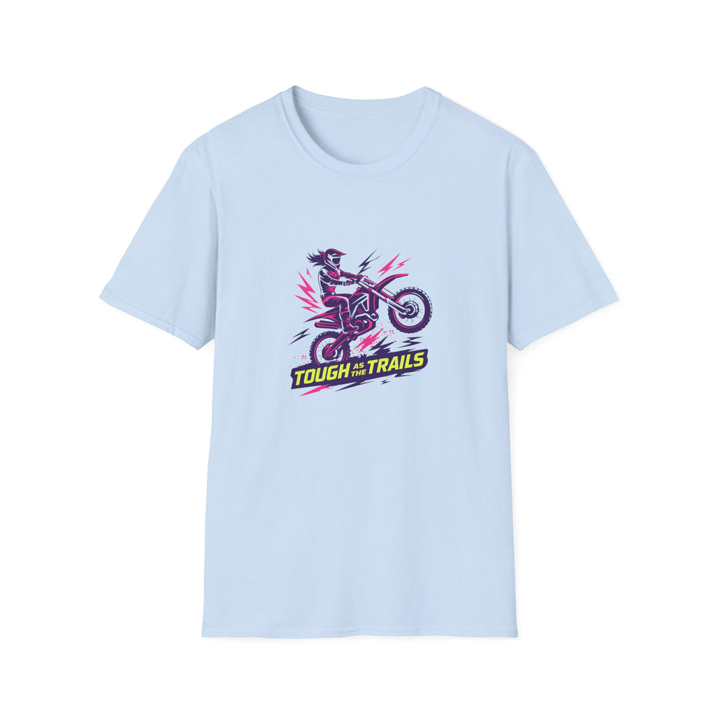 Motocross Dirt Bike — "Tough on the Trails" Racing Tee