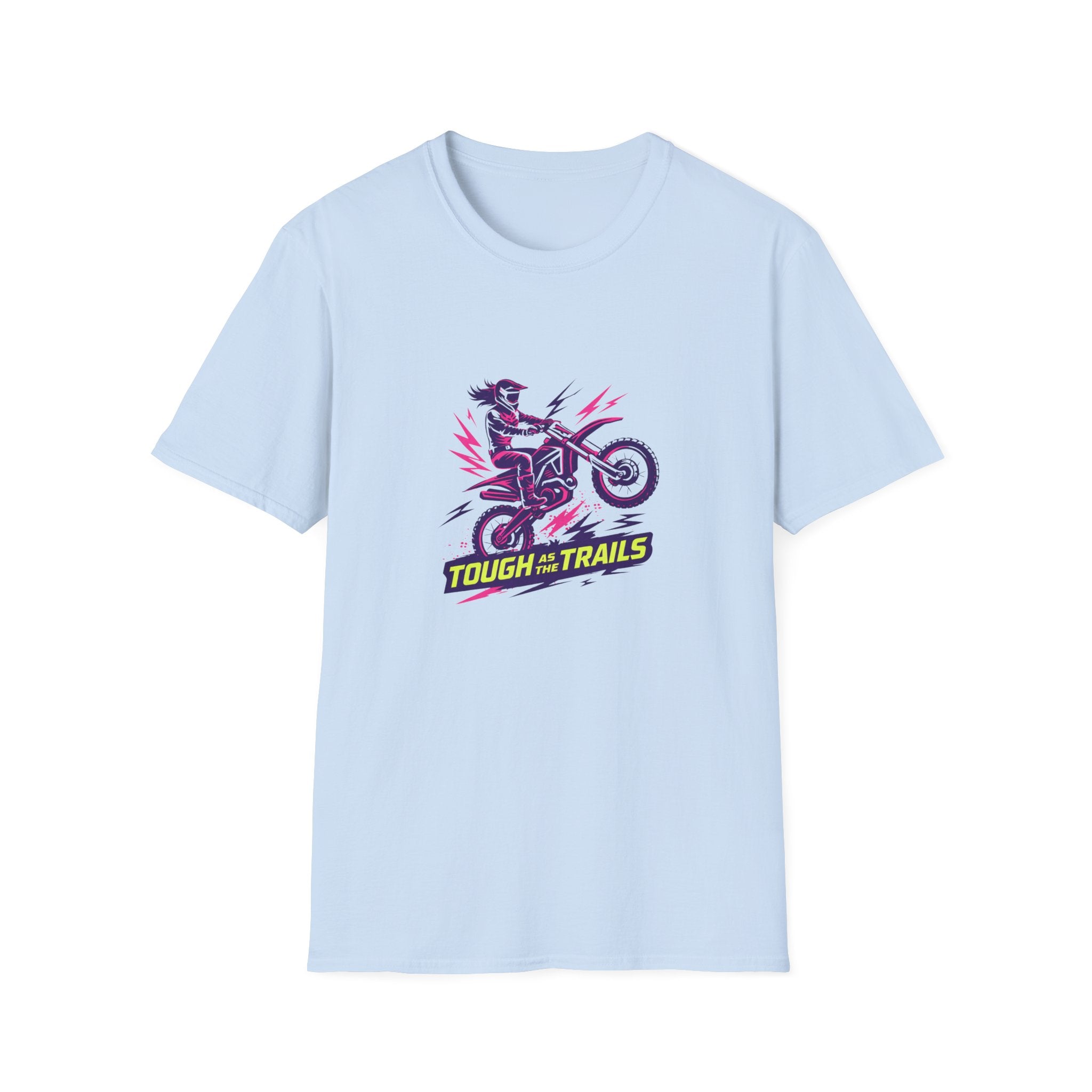 Motocross Dirt Bike — "Tough on the Trails" Racing Tee