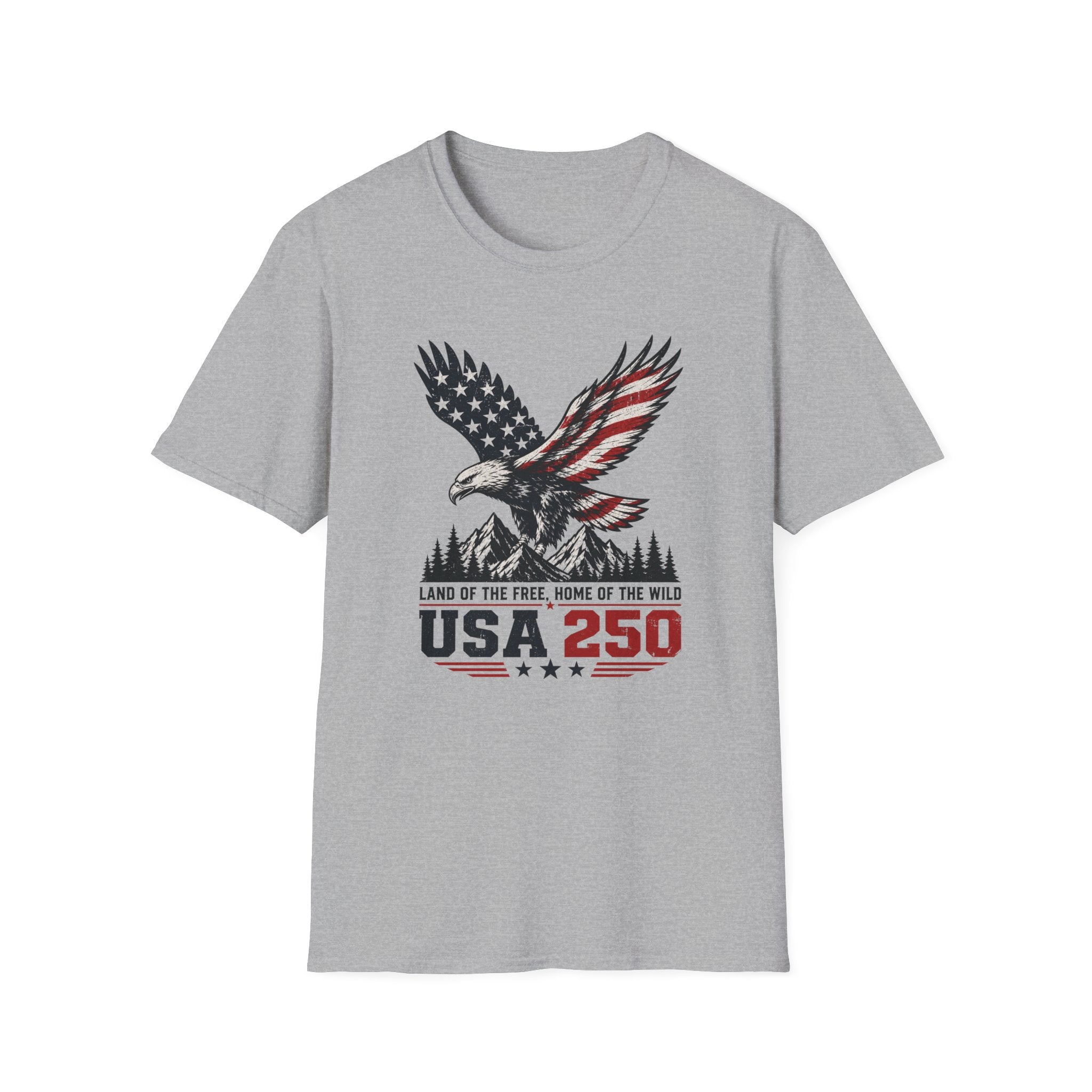 Patriotic Eagle — USA 250 "Land of the Free" Tee