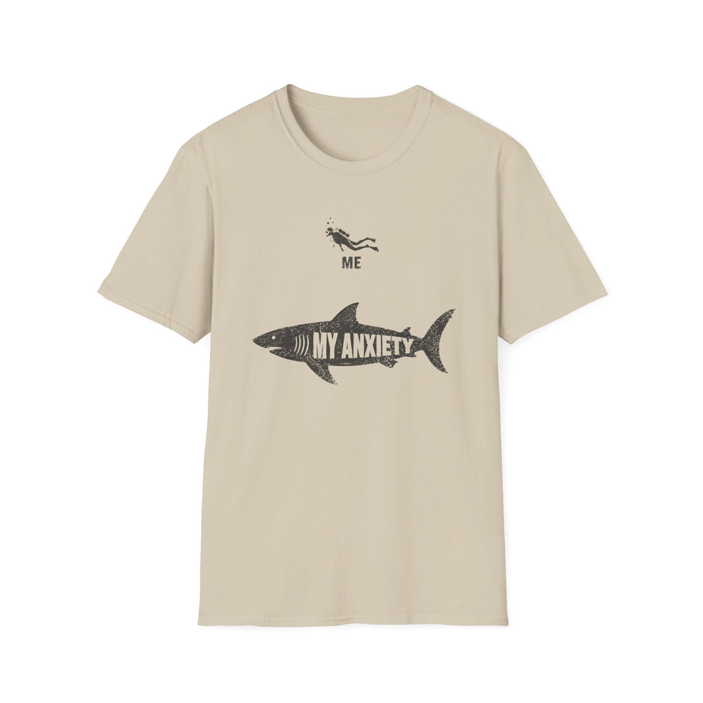 'Me' Diver vs. My Anxiety Shark T-Shirt