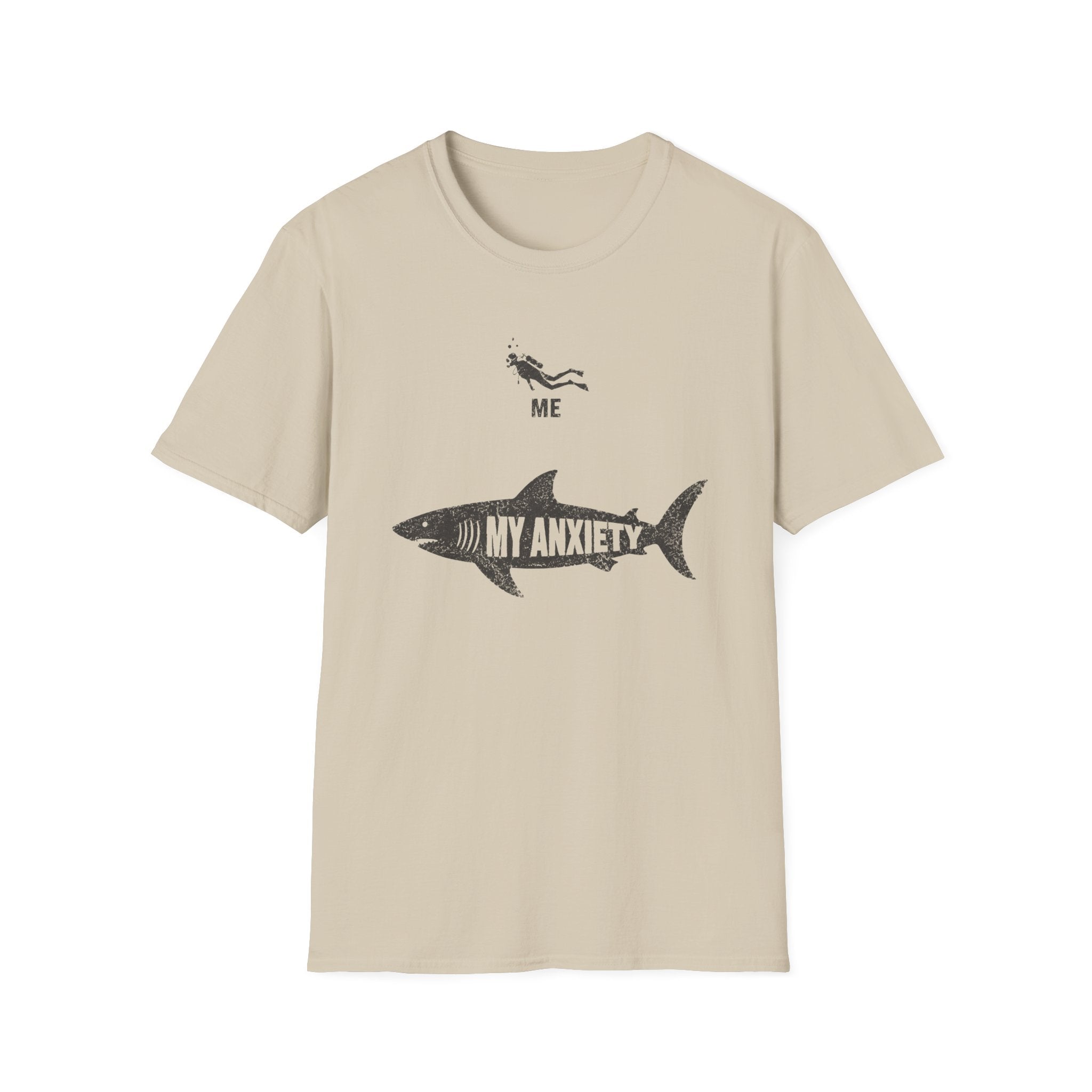 'Me' Diver vs. My Anxiety Shark T-Shirt