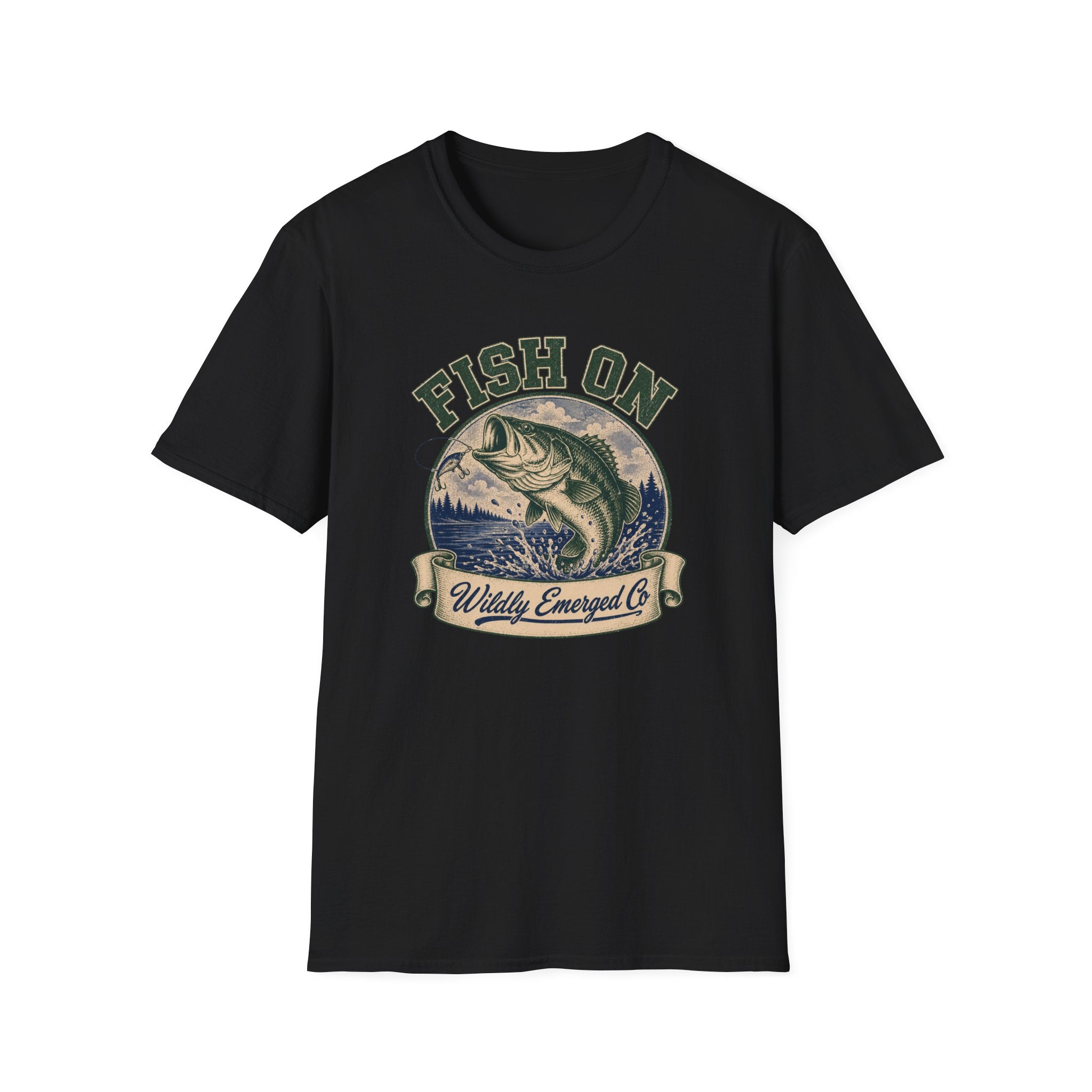 Fish On — Vintage Bass Fishing Tee
