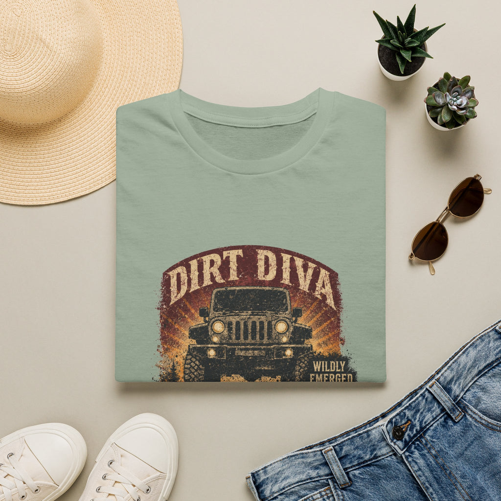 Dirt Diva Jeep — Off‑Road Women's Adventure Tee