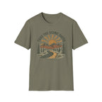 'Take the Scenic Route' Mountain & Sun Graphic T‑Shirt