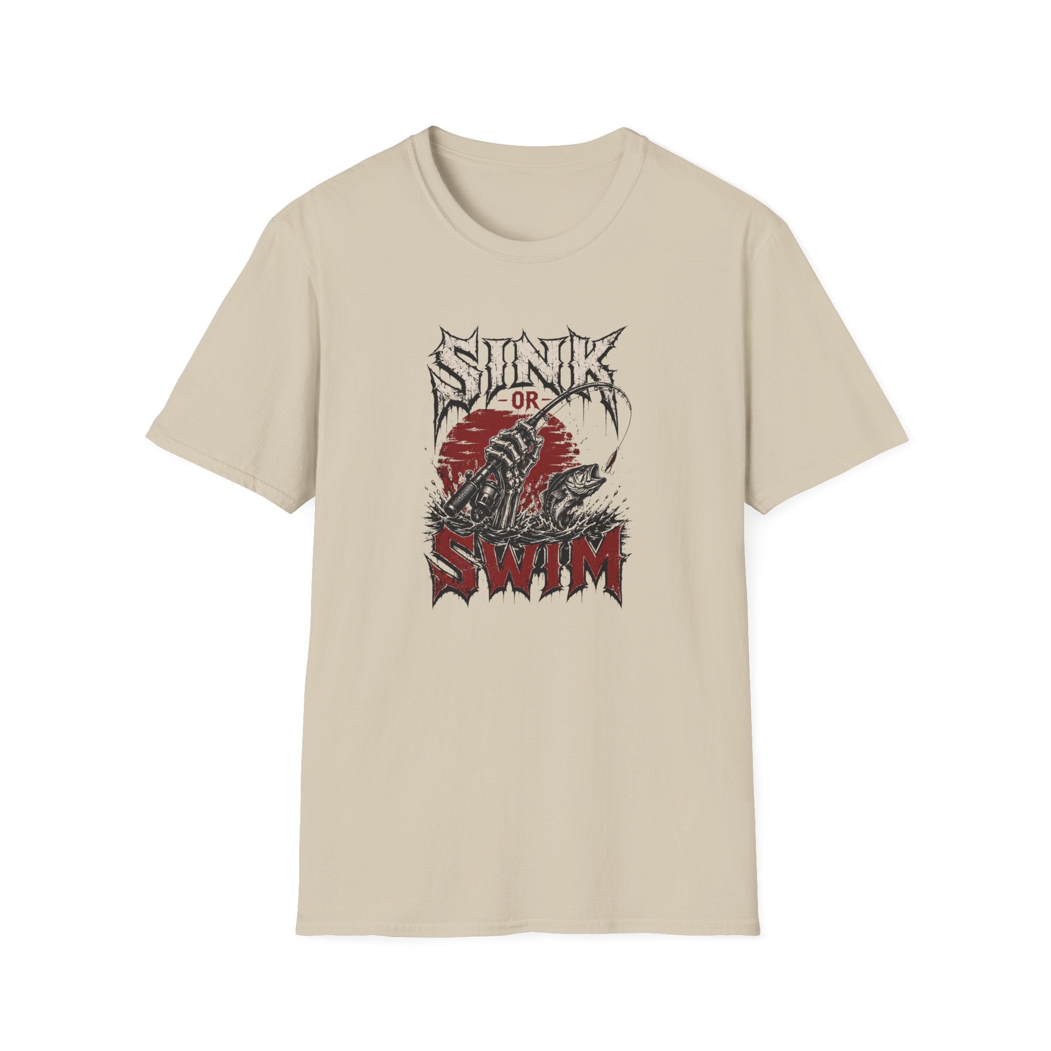 Sink or Swim — Vintage Skull & Anchor Surf Punk Tee