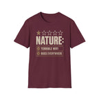 "Nature: 1-Star" Funny Camping T-Shirt
