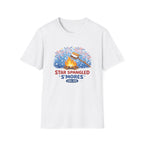 Star Spangled S'mores Campfire Tee (Fourth of July BBQ Patriotic Fireworks)