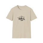 Trail Graphic T-Shirt — Mountain & Pine Tree Hiking Design
