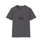 Trail Graphic T-Shirt — Mountain & Pine Tree Hiking Design