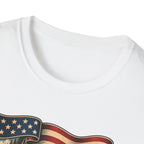 See the USA — Vintage American Flag Scenic Travel Tee