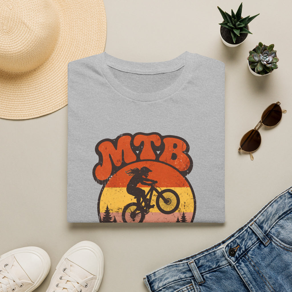 MTB Soul Mountain Bike — Retro Sunset Trail Rider Tee