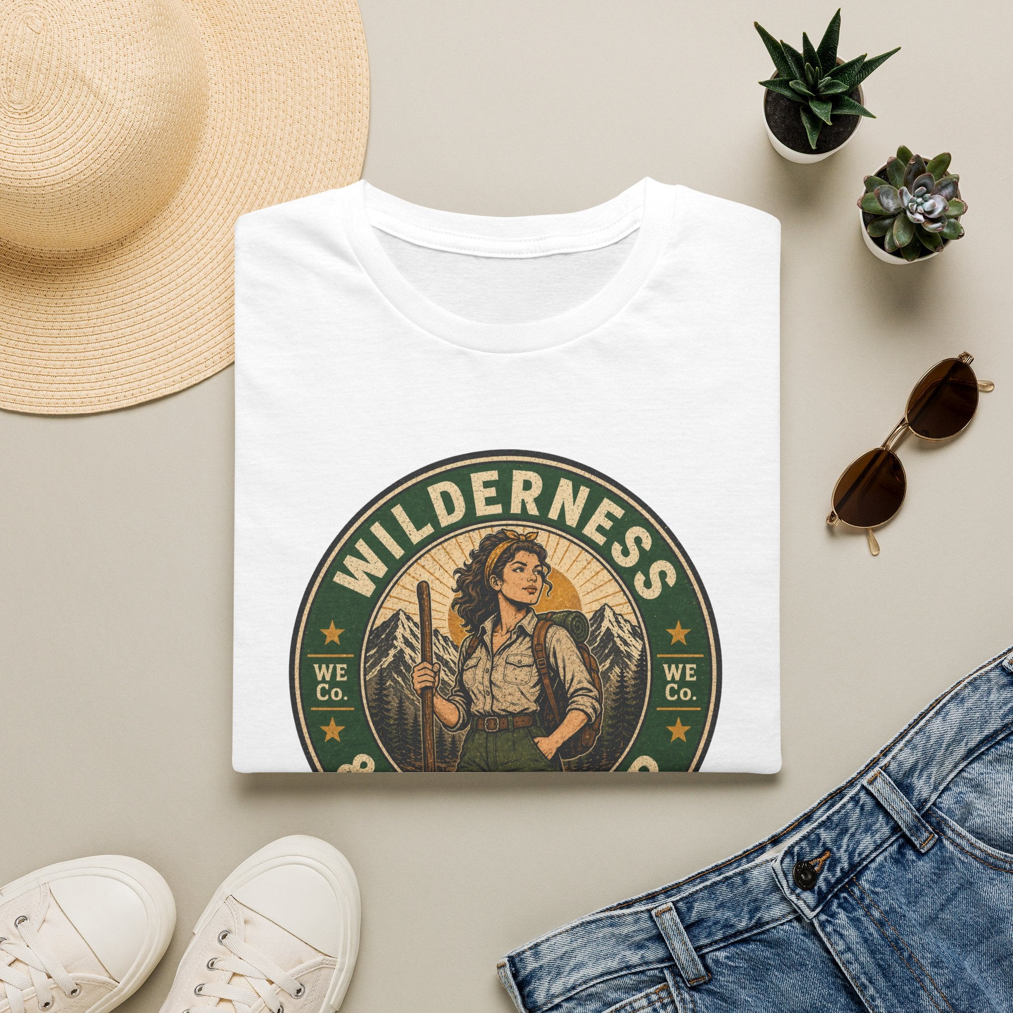 Wilderness & Willpower — Vintage Outdoor Adventure Graphic