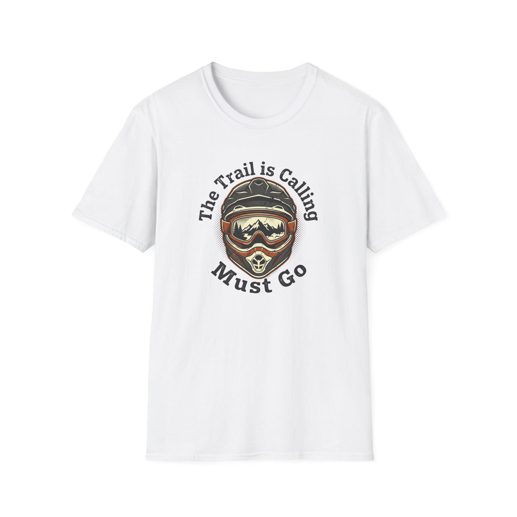 'The Trail Is Calling, Must Go' Vintage Mountain Helmet Tee